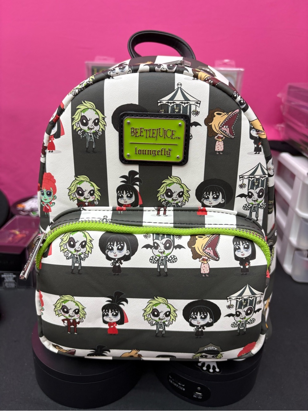 Loungefly Beetlejuice Chibi Mini Backpack